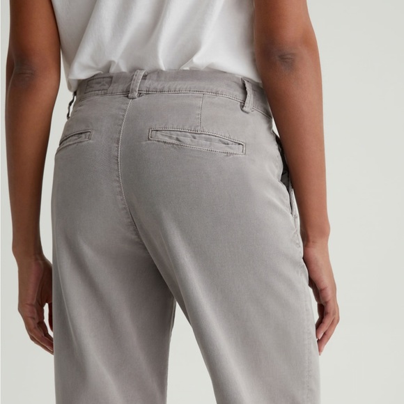 NWT AG Denim Caden Straight, Relaxed Chino, Sulphur Pebble Grey, size 26 - Picture 6 of 15